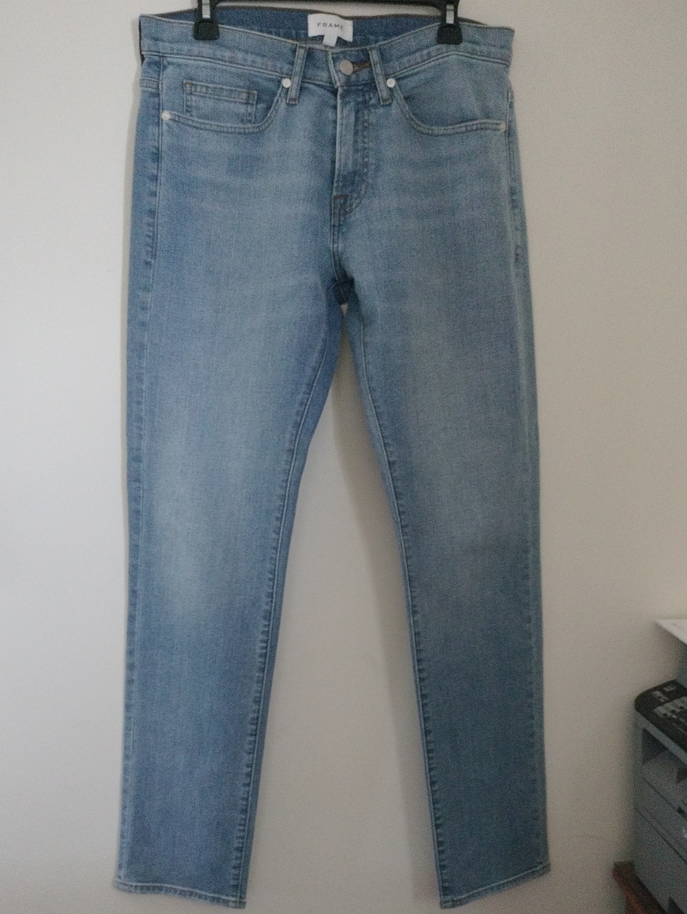 Frame Denim Light Wash Slim Straight Women's Jeans NWOT Size 32/14